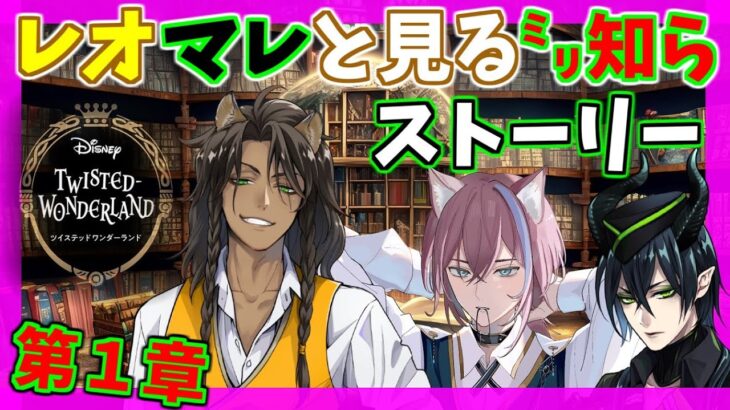 【ツイステ】※第２章ストーリー※　ミリしら猫耳魔法使い系Vtuberの魔法学園入学ストーリーその３ #ツイステッドワンダーランド    #男性Vtuber　#雑談配信　#ゲーム実況　#ツイステ