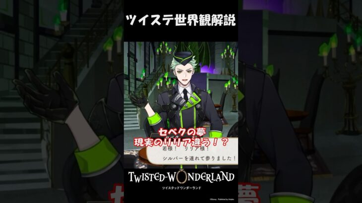 セベクの夢と現実のリリアの違い【ツイステ考察】#7章 #shorts #twst  #ツイステ #男性vtuber ＃ツイステッドワンダーランド