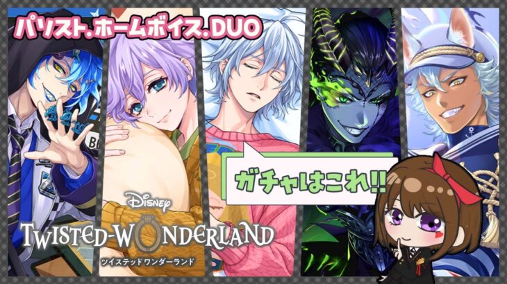 【ガチャ｜ホームボイス/DUO】サムネのカードをまとめて見る！ポートフェスト／オバブロ／くつろぎマイルーム／クラブウェア【ツイステッドワンダーランド｜女性実況】