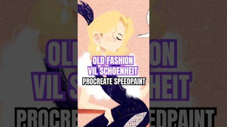 [TWST] Drawing old-fashioned Vil Schoenheit!💜 #twistedwonderland #twst #digitalart #shorts