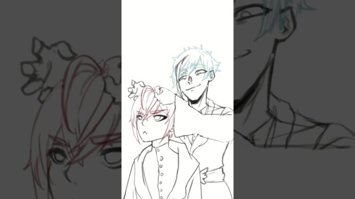Their first meeting! 🦈🌹 #ツイステ #twst #riddlerosehearts #floydleech #animatic
