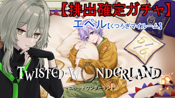 【ツイステ】排出確定ガチャ　エペルくつろぎマイルーム【ツイステッドワンダーランド/ワクタ夕７/＃新人Vtuber】