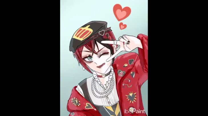夢リドち#イラストメイキング #ツイステ