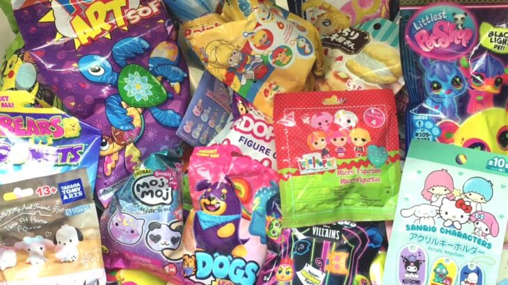 Opening Blind Bags: Moj Moj, Hello Kitty Tsunameez, LPS, Twisted Wonderland, Pop Soft, Lalaloopsy