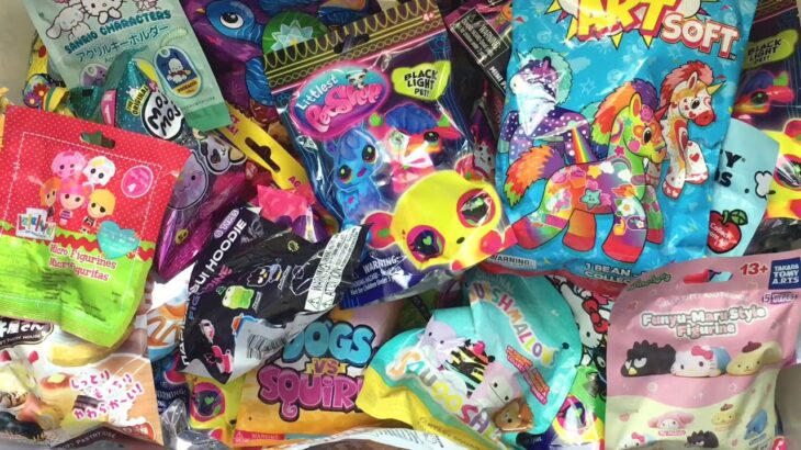 Opening Blind Bags: Twisted Wonderland, Pop Soft Unicorns, Squishmallow Squooshems, LPS, Sanrio