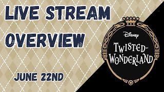Twisted Wonderland livestream June overview