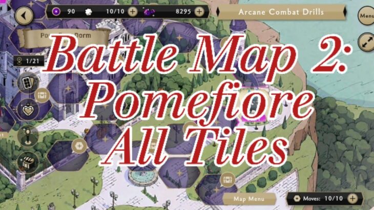 🪄💜 Twisted Wonderland NRC Arcane Drills with Trein: Pomefiore Battle Map All Tiles 💜🪄