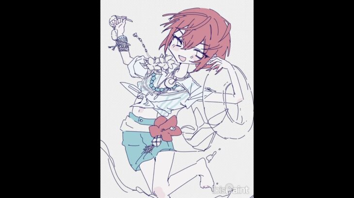 スイスイウェア#ツイステ #ツイステッドワンダーランド #ファンアート #イラスト #イラストメイキング