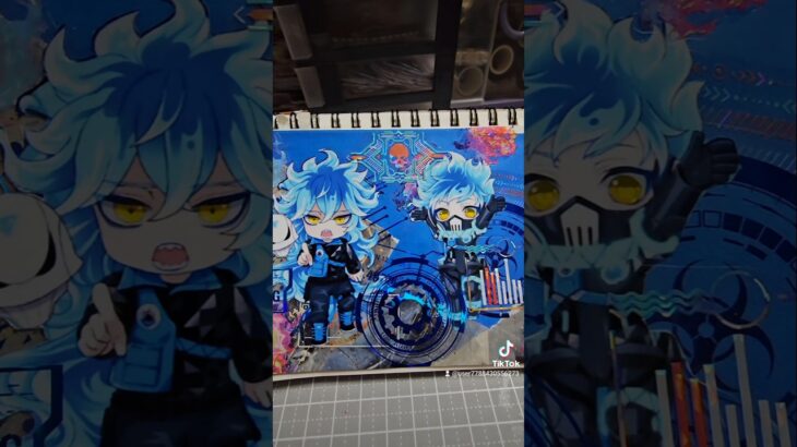 #コラージュ #ツイステ #ツイステッドワンダーランド #キャラコラージュ　#イリア・シュラウド　#オルト・シュラウド　#シュラウド兄弟