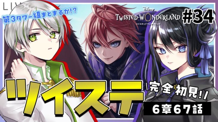 【 ツイステ初見実況 】6章67話～🔥第3タワー組がまとまる未来が見えないけど大丈夫そう？？？【 アツポットの日常 / #夫婦VTuber 】