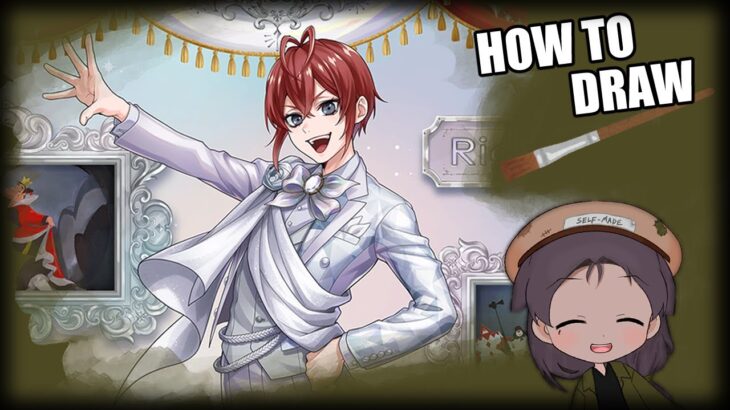 HBD Riddle! – How to draw!  [ツイステ]  Twisted Wonderland