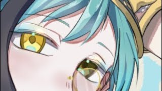 イラスト描けばガチャで推しが出てくると信じてフロイド描いてみた　リクエストください…