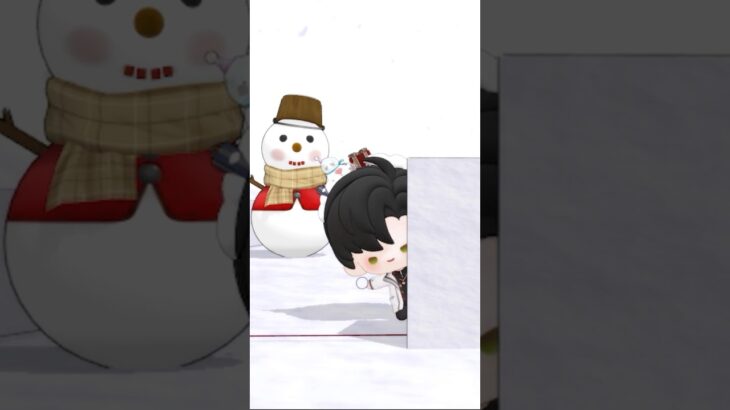 【恋と深空】誕生日のレイ先生と雪合戦でイチャつこう！【レイ 黎明に私を MMD】 #恋と深空 #恋と深空二次創作 #レイ #Zayne #恋と深空MMD #Shorts #PR