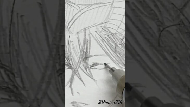 【ツイステ】マレウス・ドラコニア様イラストメイキング　　#ツイステ  #ツイステッドワンダーランド   #アナログイラスト #イラスト #イラストメイキング